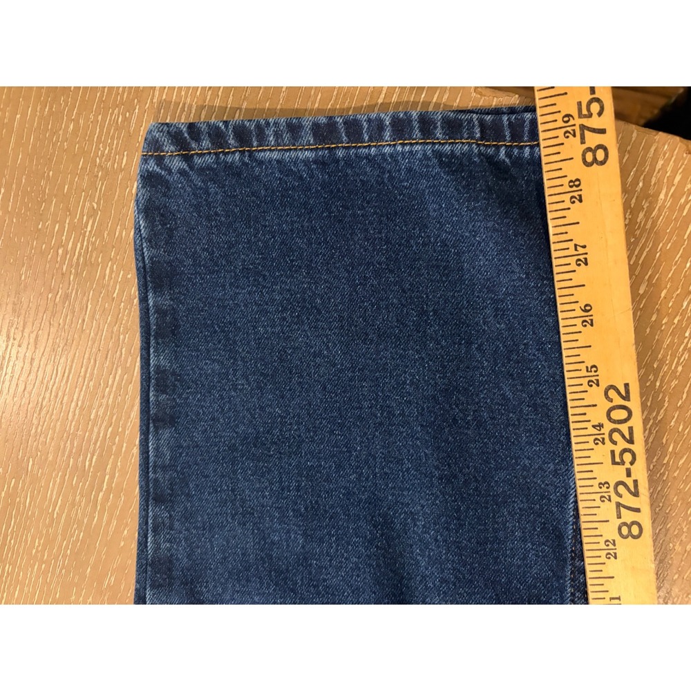 NEW! Carhartt Jeans Mens 34/30 Blue Relaxed Fit 5-Pocket Straight Leg BD4943-M - Picture 5 of 7